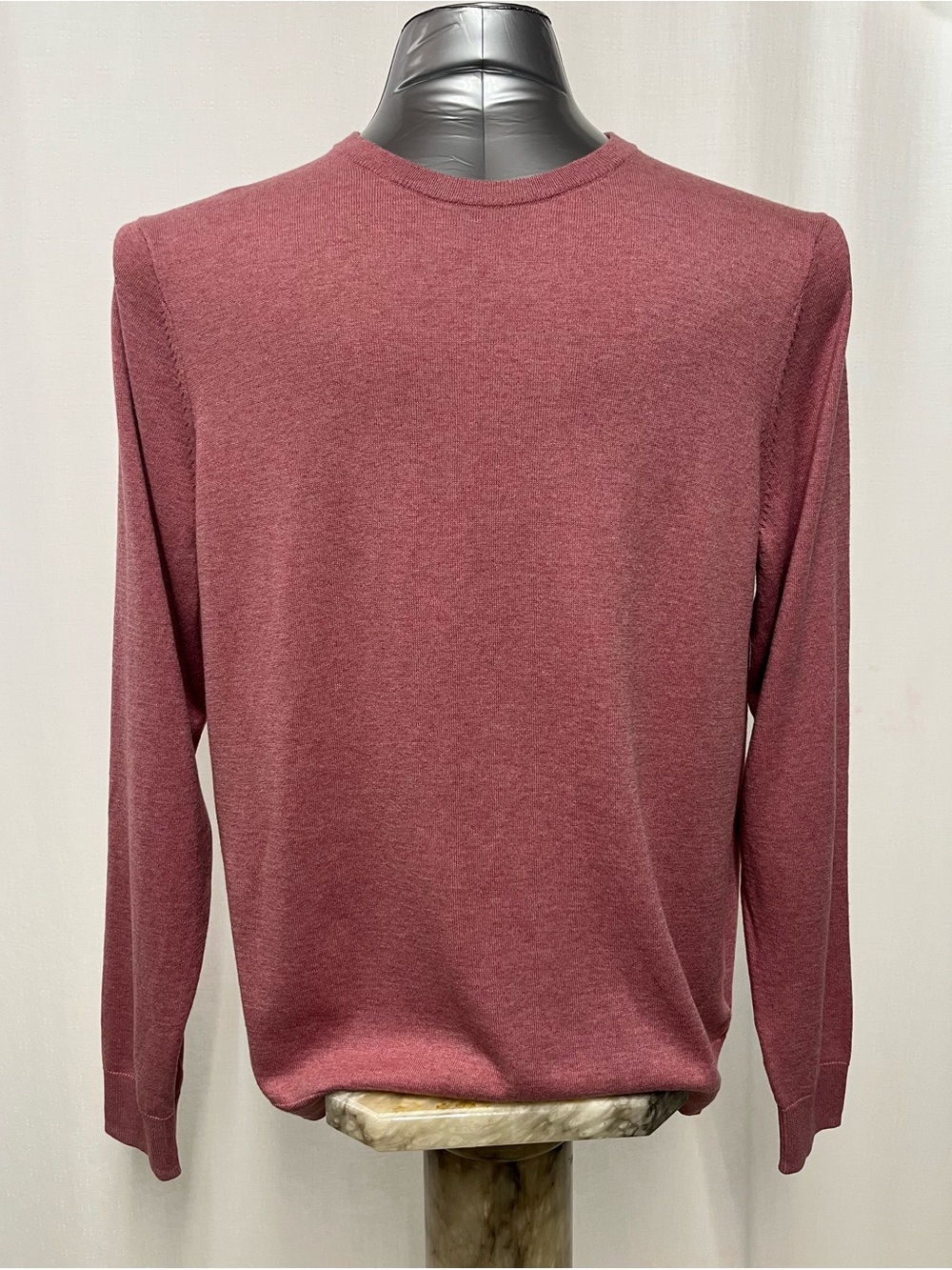 Old Navy Men’s XL Dusty Rose Fine Knit Long Sleeve CrewNeck Sweater Pullover1709
